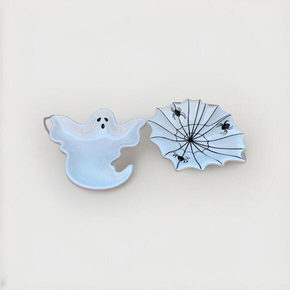 Target Home Halloween Ghost Spider Shaped Serving Dishes Bowl Dining Party Decor - Picture 4 of 7